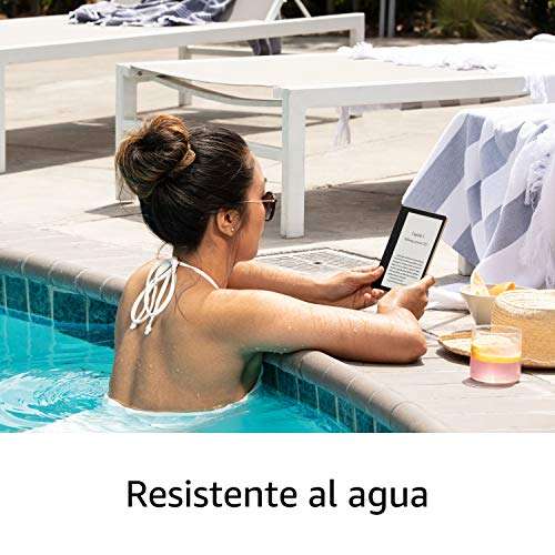 Kindle Oasis, luz cálida ajustable, resistente al agua, 8 GB, wifi, grafito