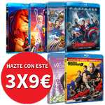 3 Bluray por 9€