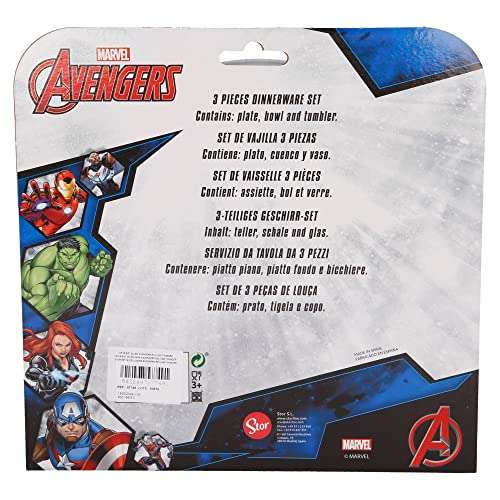 Set vajilla infantil Avengers