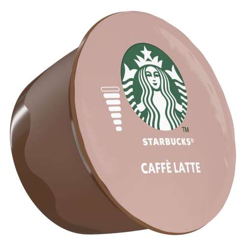 STARBUCKS Caffè Latte de Nescafé Dolce Gusto Cápsulas de Café 6 x 12 (72 Cápsulas) [Caja a 2'95€]