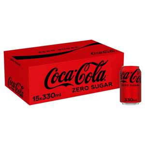 15 latas de coca cola / cocacola zero sabor original