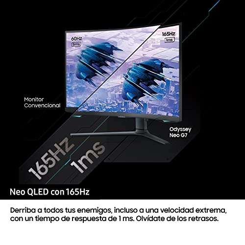 Samsung Odyssey Neo G7 32" Mini LED UltraHD 4K 165Hz FreeSync Premium Pro Curva