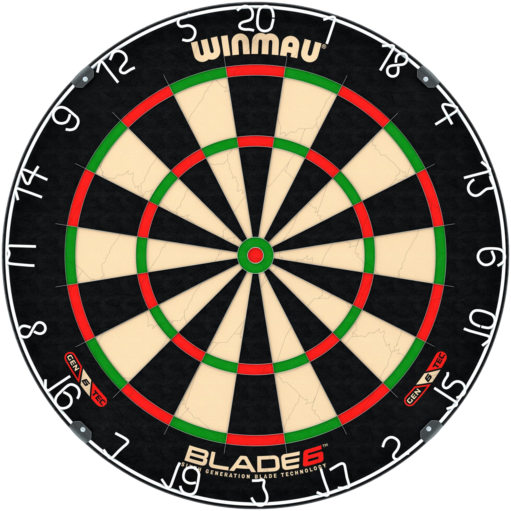 WINMAU Blade 6 Professional Bristle Dartboard - Specification Official Tournament