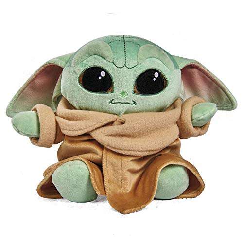 Simba Toys - Peluche Disney Baby Yoda de la Serie The Mandalorian de Star Wars, Incluye Cuna, 100% Original