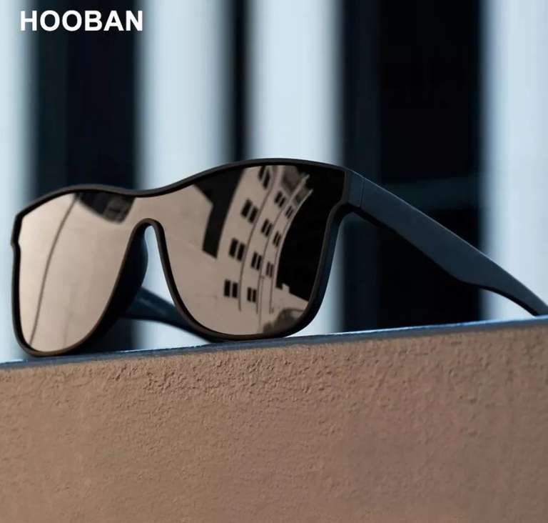 HOOBAN-gafas de sol polarizadas cuadradas UV400 (muchos colores a elegir)