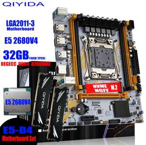 Combo Xeon E5 2680v4 + placa + 32Gb