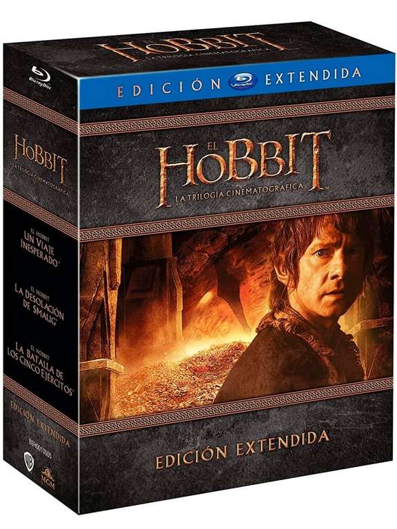 Trilogía El Hobbit Extendida (Blu Ray)