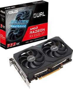 ASUS Dual AMD Radeon RX 6500 XT OC Edition 4GB GDDR6 - Tarjeta Gráfica Gaming 