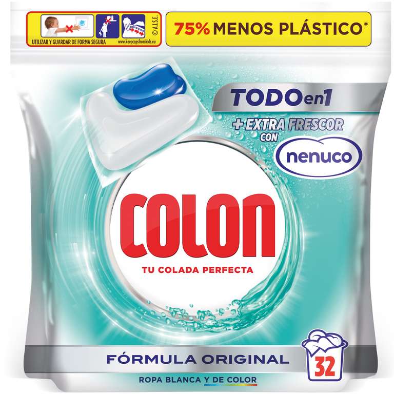 Colon Nenuco Detergente para la lavadora - 32 cápsulas
