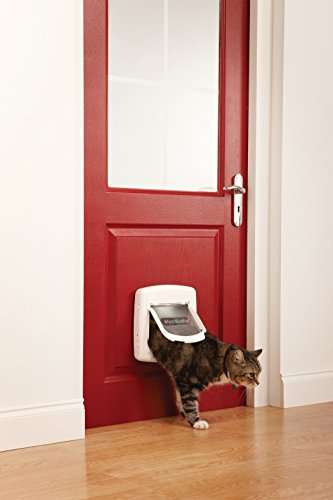Puerta para Gatos con Sistema de Bloqueo de 4 Posiciones - REACO