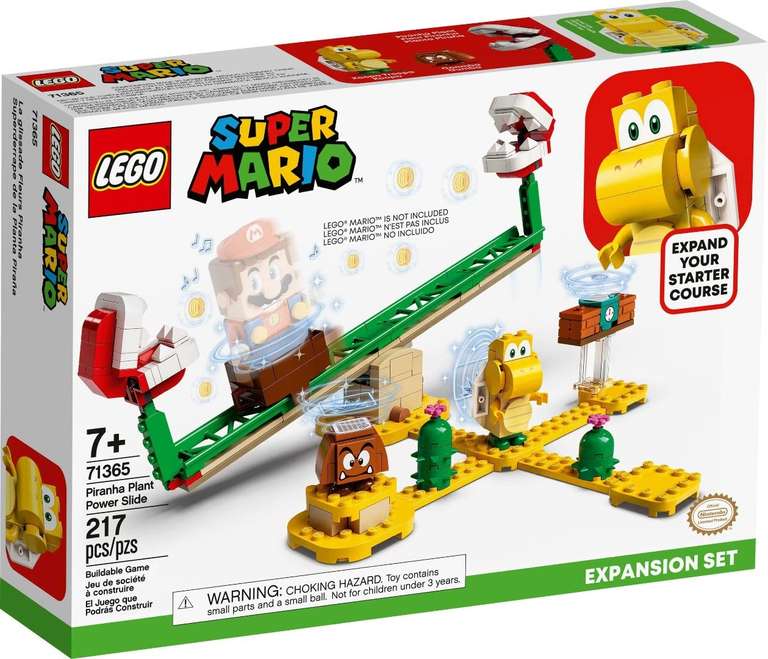 LEGO 71365 Super Mario Set de Expansión: Superderrape de la Planta Piraña