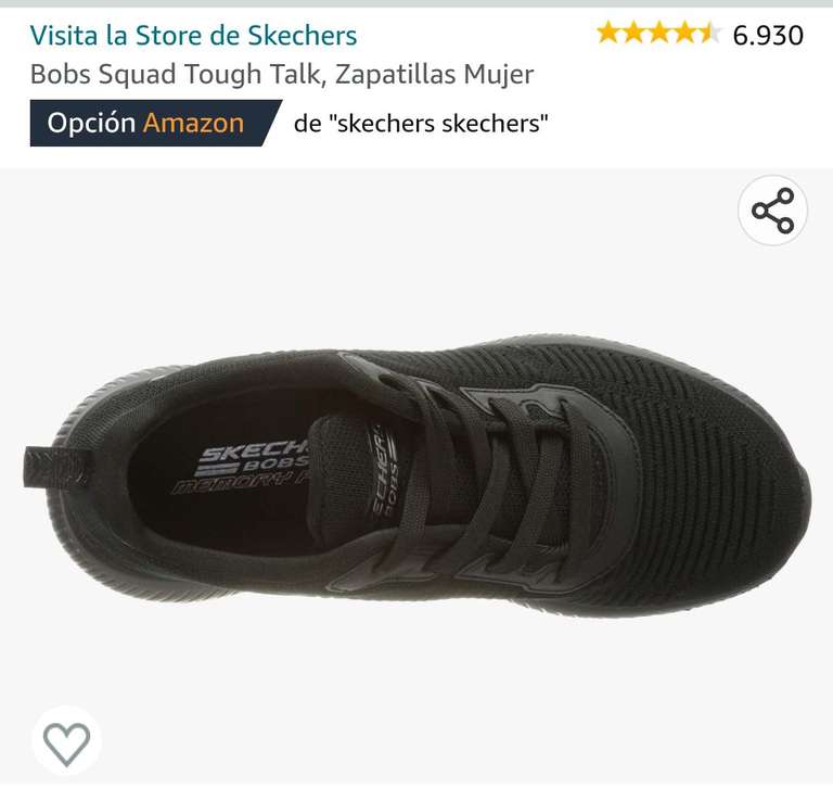 Mono sensibilidad Ejercicio mañanero Zapatillas Skechers unisex totalmente negras. 32,49 € desde la talla 36 a  la 41. » Chollometro
