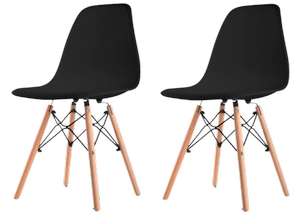 Pack de sillas de comedor Sena en color negro