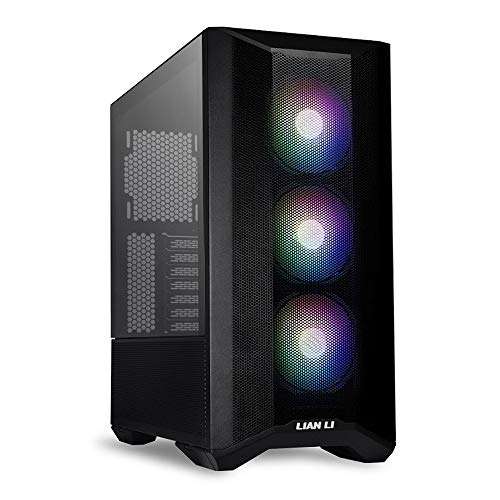 Lian Li Compatible con LANCOOL II Mesh C RGB Midi-Tower, Vidrio Templado - Negro