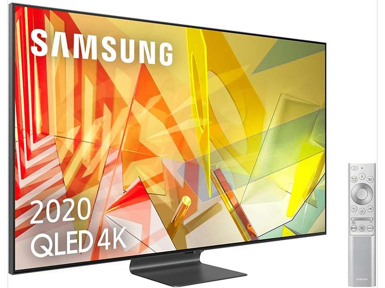 TV QLED 65" - Samsung 65Q95T, 4K 2020, Direct Full Array HDR 2000, Quantum 4K con IA UHD, Asistentes de voz