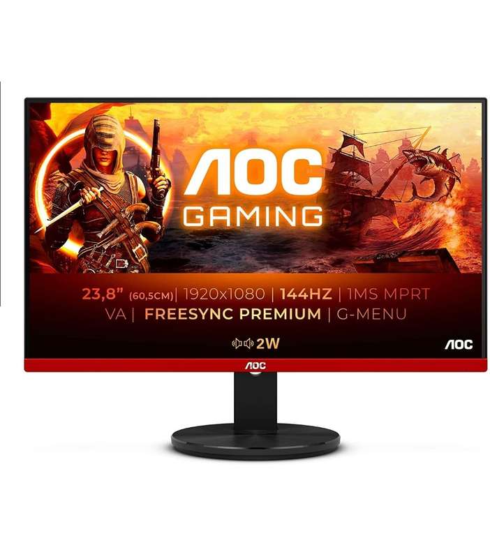 AOC Gaming G2490VXA: monitor FHD de 24 pulgadas, 144 HZ
