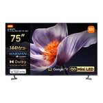 XIAOMI TV S Pro Mini LED 75,Smart TV,Dolby Vision,Dolby Atmos,4k QLED,144Hz,Google TV,HDR 10+,Triple Tuner,DVB T2,MEMC,DTS-X,Harman AudioEFX