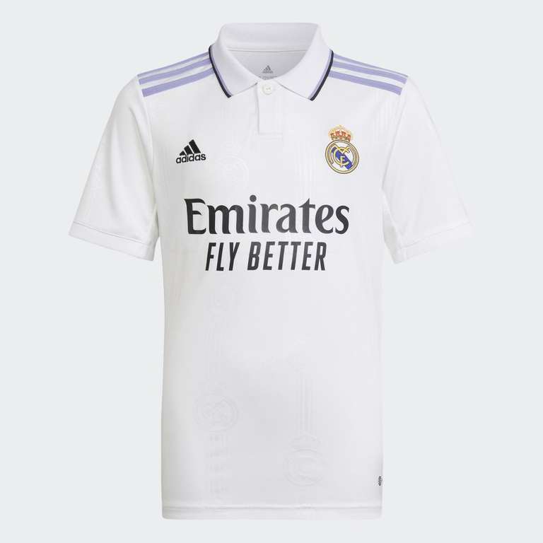 adidas Camiseta Manga Corta Real Madrid Primera Equipación 22/23 Junior. Tallas desde los 7 a los 16 años