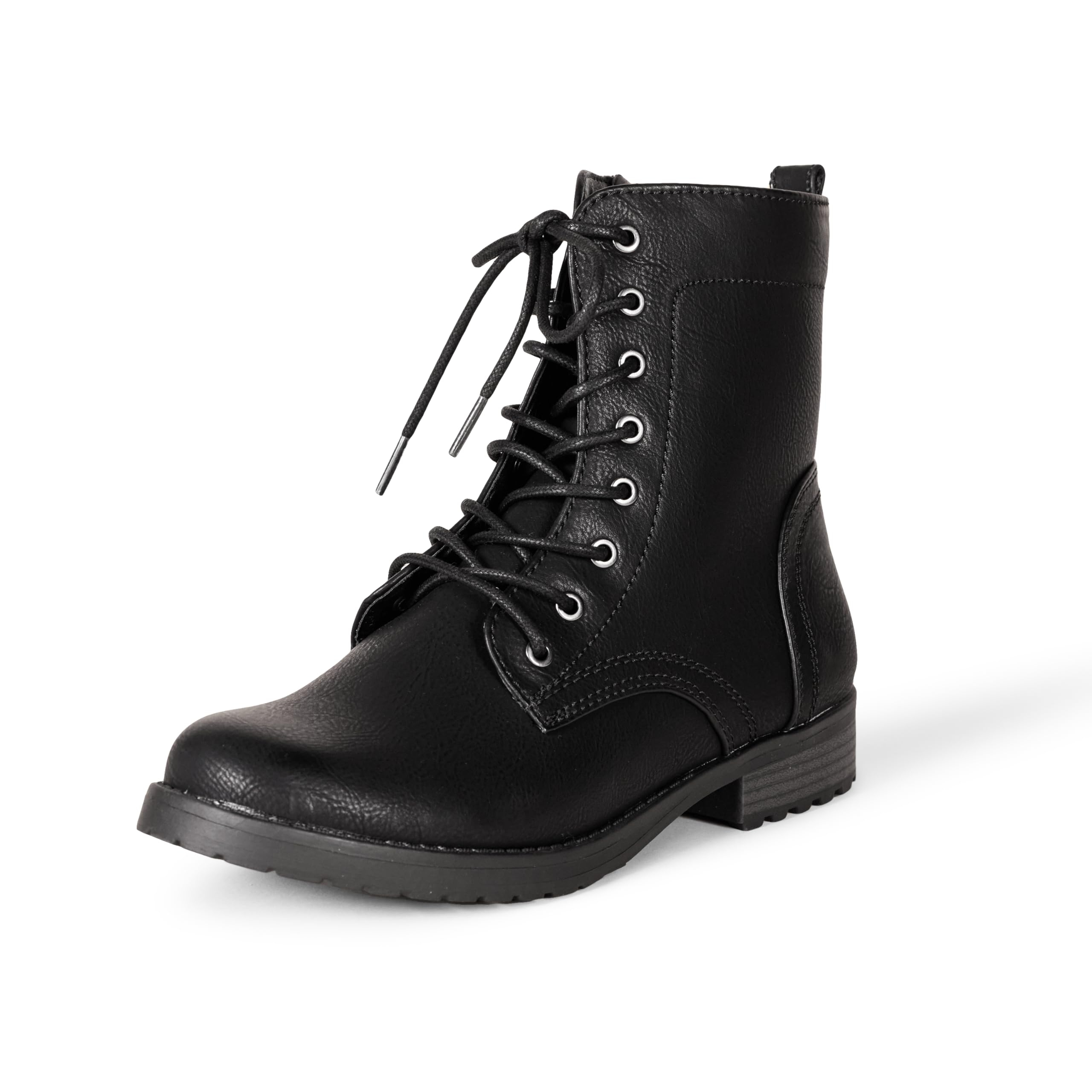 (Reaco - Como nuevo) Amazon Essentials Mujer Botas de Combate con Cordones