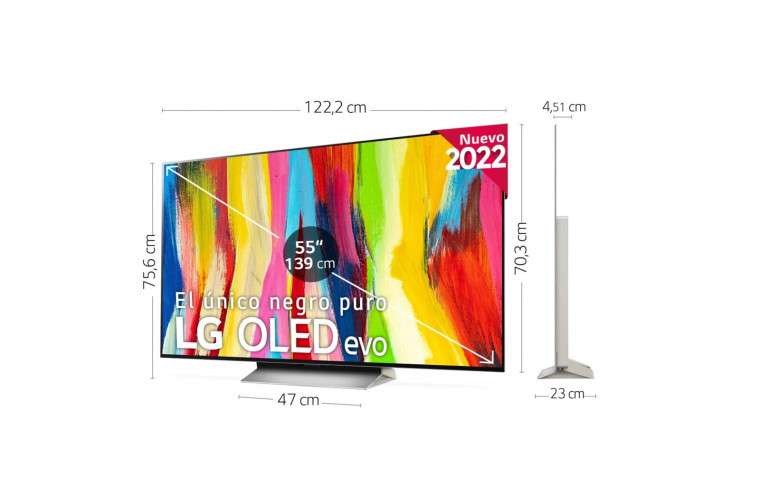 TV LG 4K OLED evo, SmartTV, Gaming Pro 139cm (55")