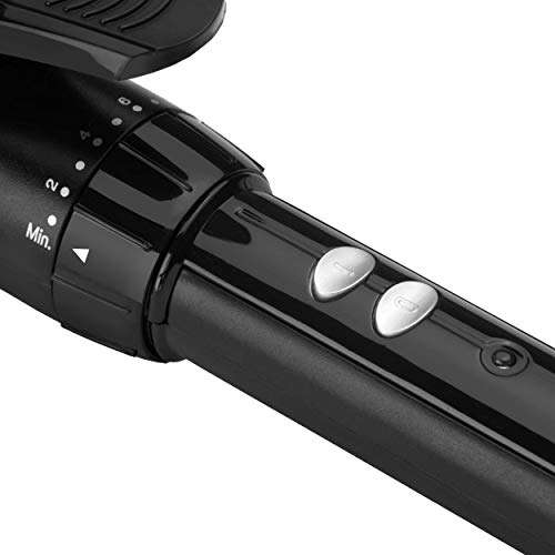 BaByliss C332E Tenacilla de pelo de 32 mm, 10 ajustes de temperatura, moldeador de pelo, cable profesional giratorio