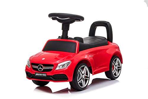 Correpasillos Mercedes Benz Rojo Push Car,+24 meses.max20 kg(licencia oficial)