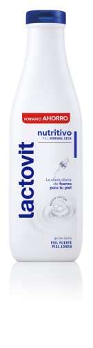 3x Lactovit Nutritivo e Hidratante, Formulado con Protein Calcium, Uso Diario, Para Pieles Normales y Secas - 750 ml. 1'70€/ud (+en desc)