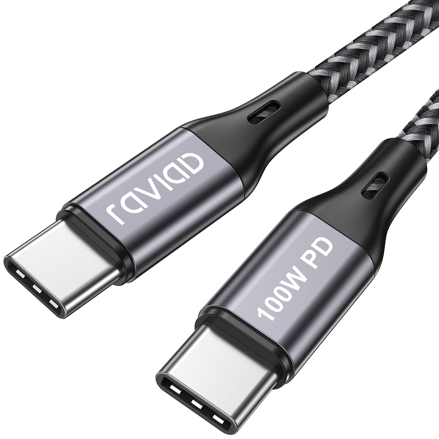RAVIAD 100W Cable USB C Carga Rápida 1M