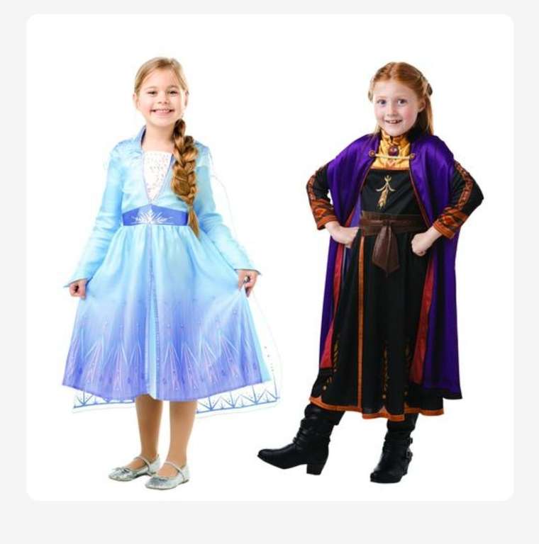 Frozen - Disfraz Infantil - Pack 2 Disfraces Elsa y Anna Frozen II 7-8 años  » Chollometro