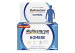 Multicentrum Hombre Complemento Multivitamínico y Multimineral Para Hombres, Sin Gluten, Con Vitaminas. Magnesio.Hierro. 30 Comprimidos