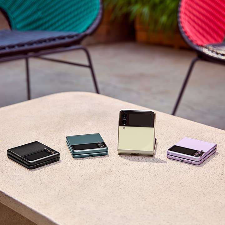 SAMSUNG Galaxy Z Flip3 5G - Plegable, 256 GB, Color Negro + Wireless Charger Dúo