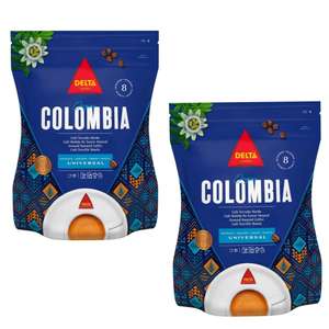 2 x Delta Cafés Bio Origen Colombia - Café Molido Certificado - Notas Suaves y Aterciopeladas con Leves Matices Cítricos - 220 g