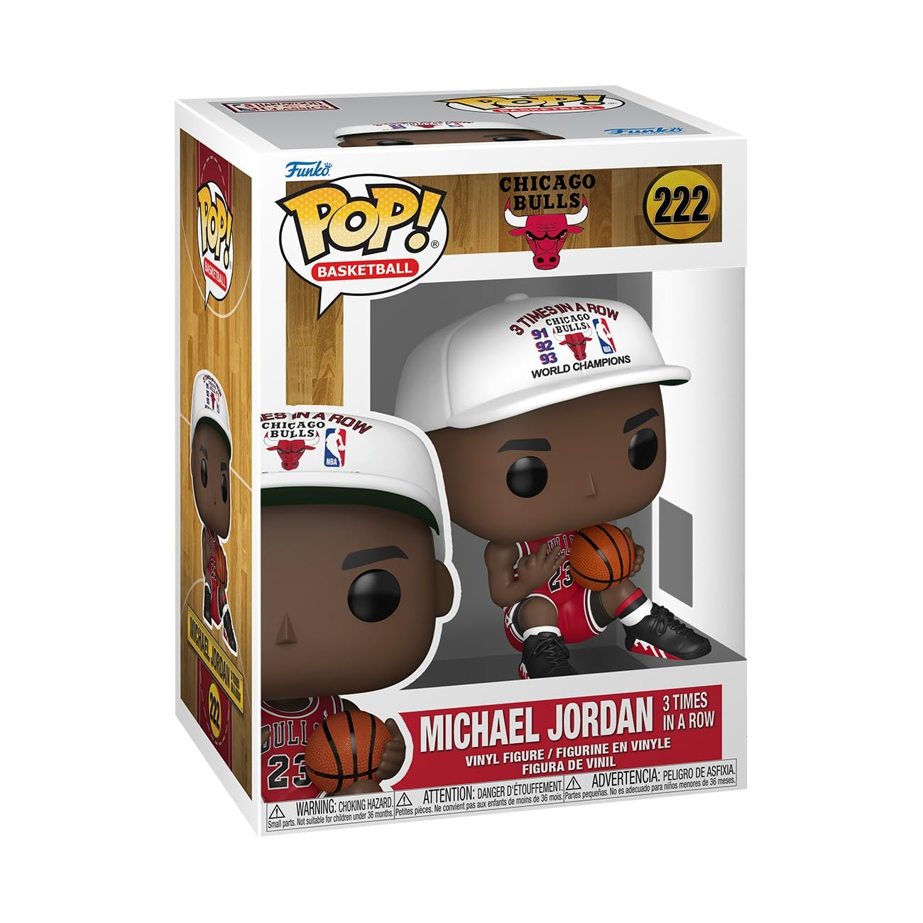Funko POP! NBA: Bulls - Michael Jordan (3 Times in a Row)
