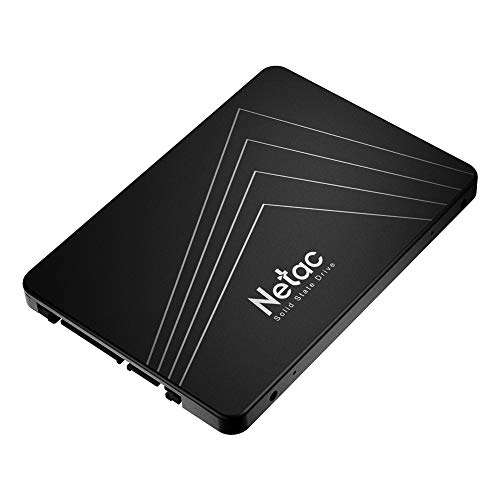 Netac 240GB SSD 2.5'' SATAIII Disco Duro de Estado Sólido Interno Velocidad hasta 530MB/s, 3D NAND