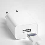 Cargador USB Universal Blanco | Adaptador de Pared Compacto para iPhone, Samsung y Android