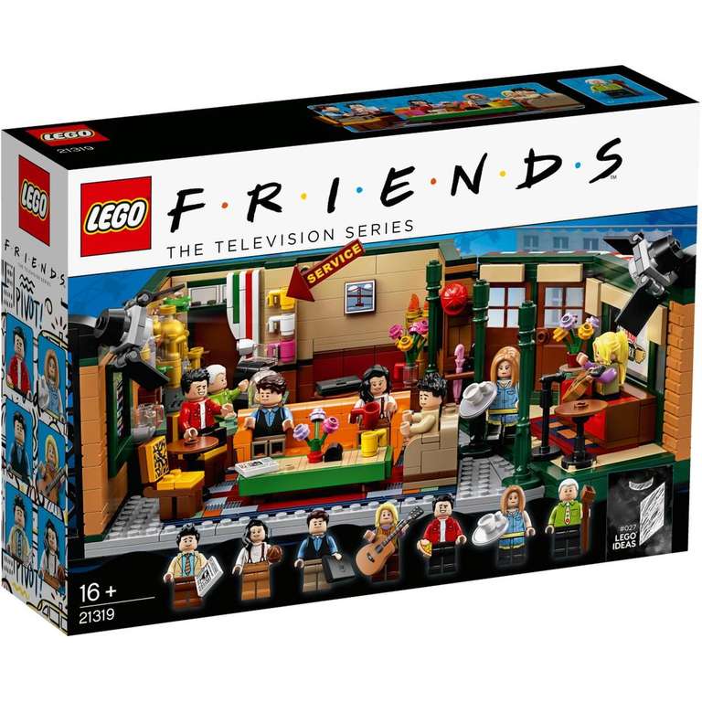 LEGO Ideas Central Perk, Cafetería de Serie Friends con Mini Figuras, Maqueta para Construir
