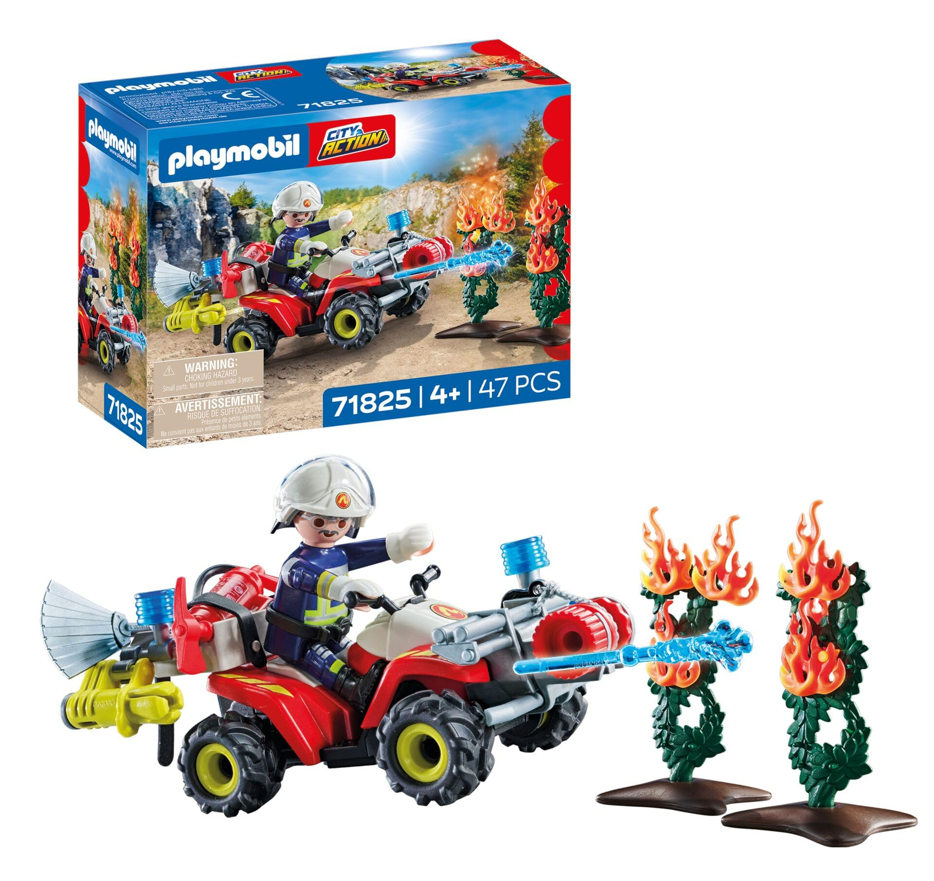 PLAYMOBIL Action Heroes Quad de Bomberos