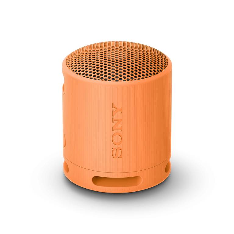Altavoz Bluetooth Sony SRS-XB100 Naranja (IP67, 16h batería, correa adaptable)