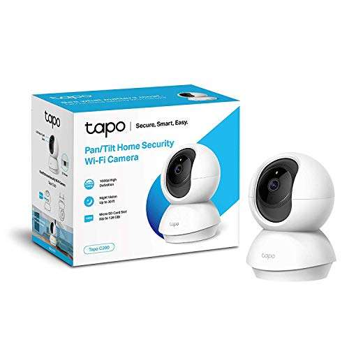 TP-Link TAPO C200 Cámara IP WiFi 360° Cámara de Vigilancia FHD 1080p
