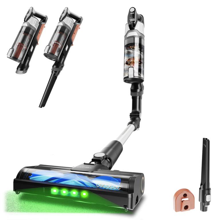 Cecotec Aspiradora Escoba sin Cable Conga Rockstar S30 Neo. 240W, Potencia de Succión 80AW y 20kPa, Cepillo Antienredos Hairless