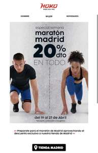 Hoko. 20% en tienda fisica de Madrid