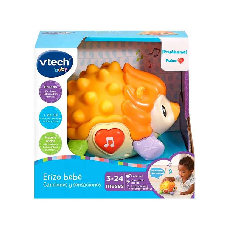 VTech Erizo Bebé Canciones y Sensaciones