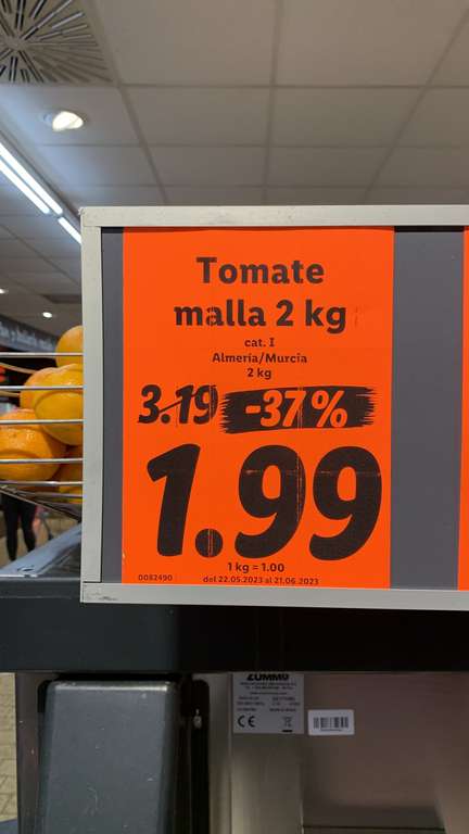 2KG Tomate Canario - Lidl Arganda | [ 1€ / KG ]