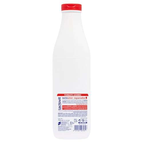 3x Lactovit Gel de Ducha Reparador Lactourea, Hidratante y Nutritivo, con Protein Calcium, Pieles Muy Secas o Extra Secas. 750 ml [1'96€/ud]