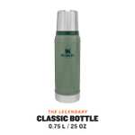 Stanley Classic Legendary Botella Termica 750ml Hammertone Green - Mantiene Frío o Calor 20 Horas