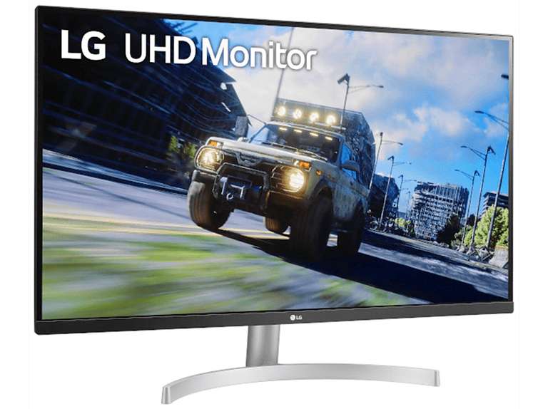 Monitor - LG 32UN500-W, 31.5", UHD 4K, VA, FreeSync, 4 ms, 60 hz, 2x HDMI 2.0, 1x DP 1.4, Blanco