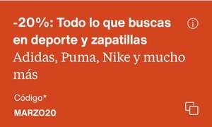 ZALANDO: -20% en Deporte y Zapatillas [Hasta el 25/03]