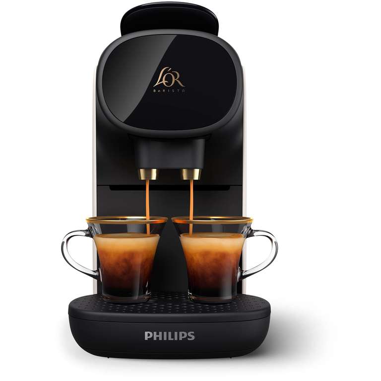 Philips l'Or Barista Sublime Cafetera de Cápsulas, Satin Blanc