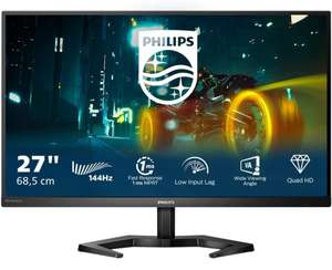 Philips Gaming 27M1N3500LS - 27 Pulgadas QHD Monitor, 144Hz, VA, 1ms, Smart Image HDR, Altavoces