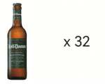 32 Botellines Voll Damm Cerveza rubia extra doble malta con lúpulo aromático botella 33 cl [Click & Car gratis]